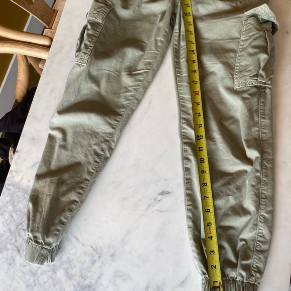Zara Olive Cargo Pant Size 2 - Picture 6 of 8